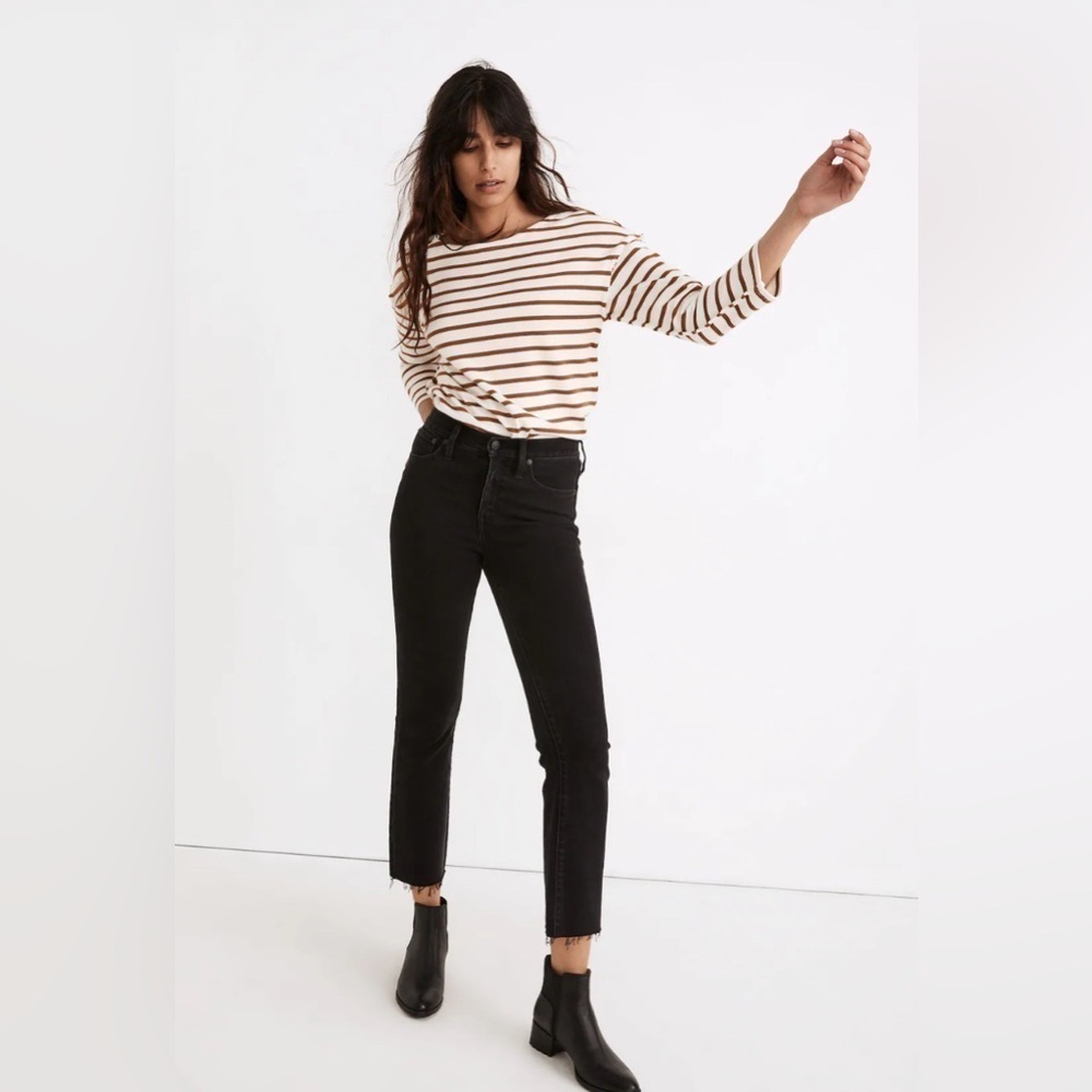 Madewell Cali Demi-Boot Jeans in Edmunds Wash: Raw-Hem Edition